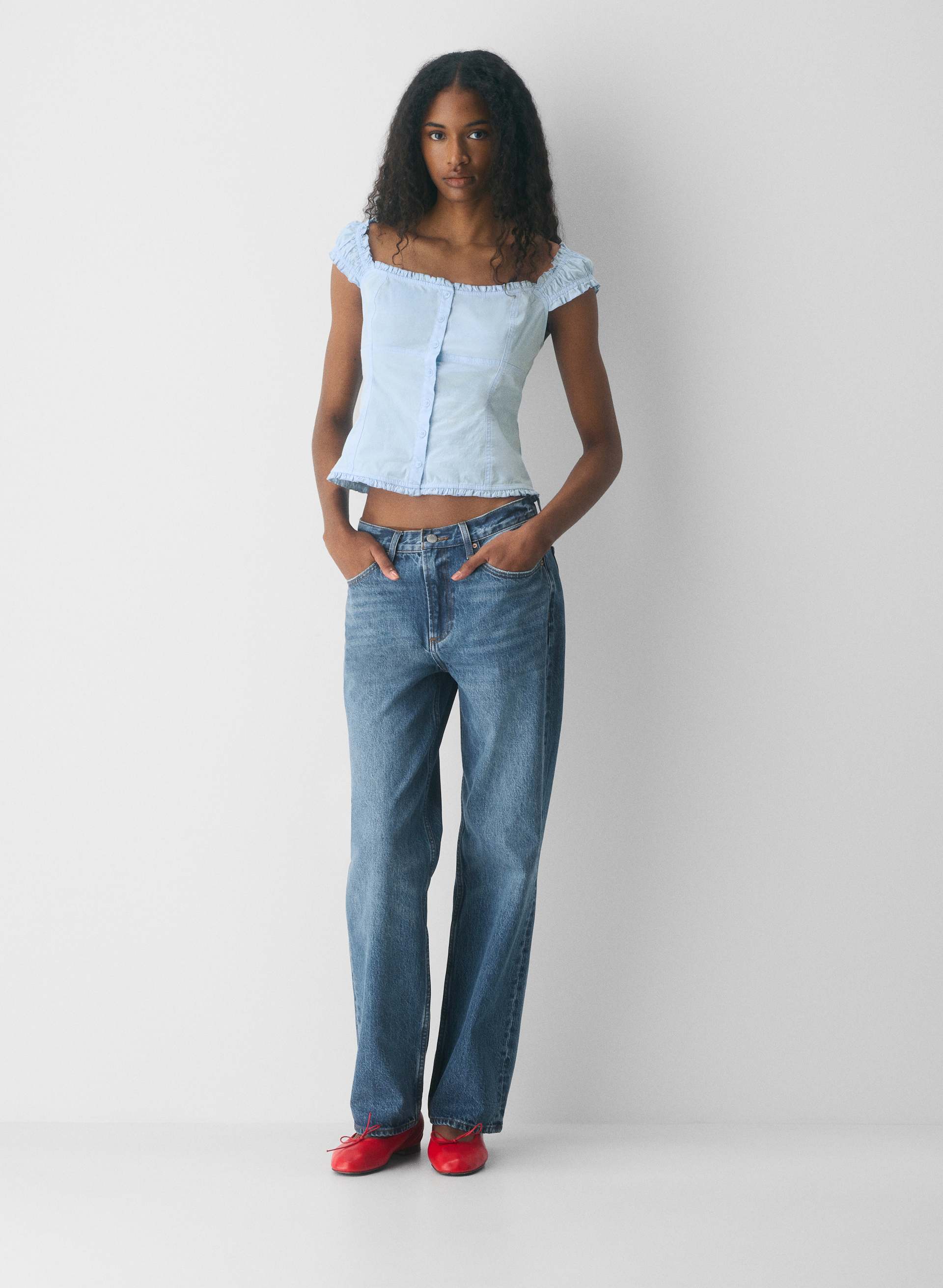 Poplin Top